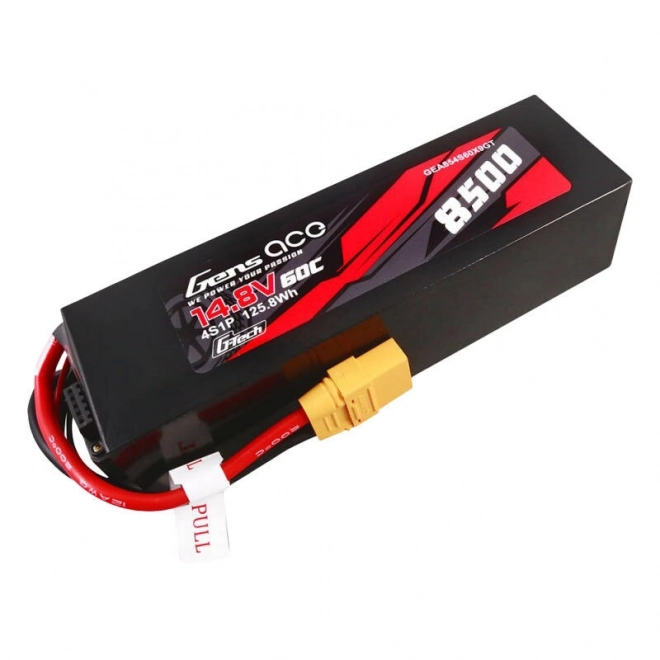 Lipo akkumulátor Gens Ace G-Tech 8500mAh 14.8V 60C 4S PC tokozású XT90 csatlakozóval