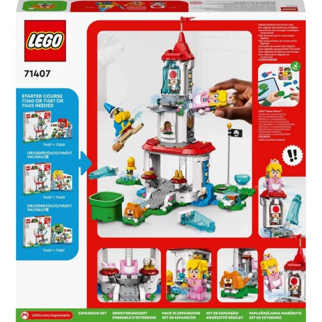 Lego Super Mario - Peach cica és a jégtorony kiegészítő készlet