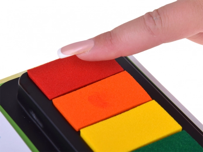 Ujjlenyomatos alkotás 7 színnel