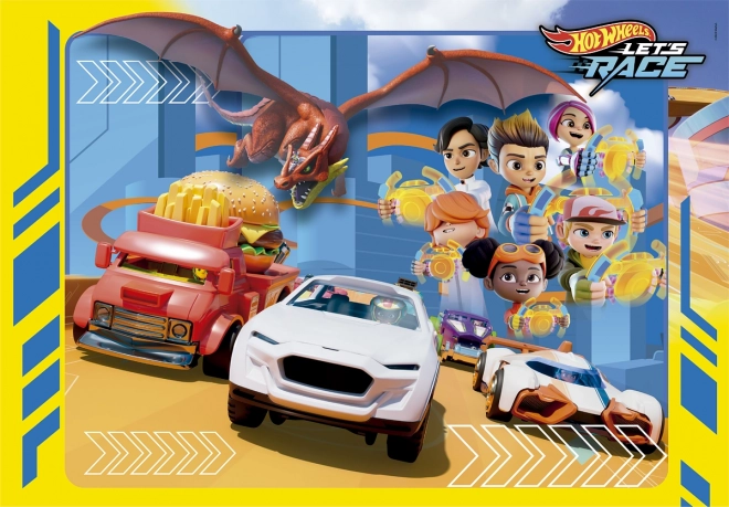 Clementoni Hot Wheels 30 darabos puzzle