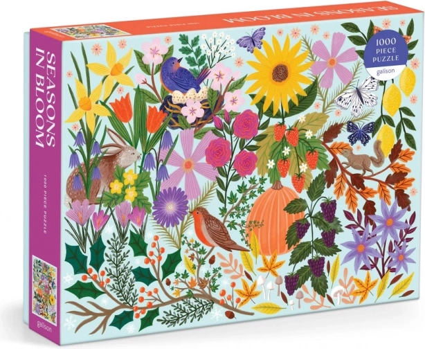 Puzzle Évszakok virágokban 1000 darabos