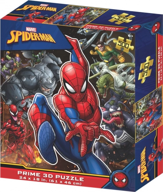 Spiderman 3D puzzle 500 darabos