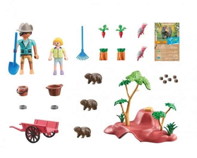 Szentély Wombatoknak - Wiltopia Playmobil készlet