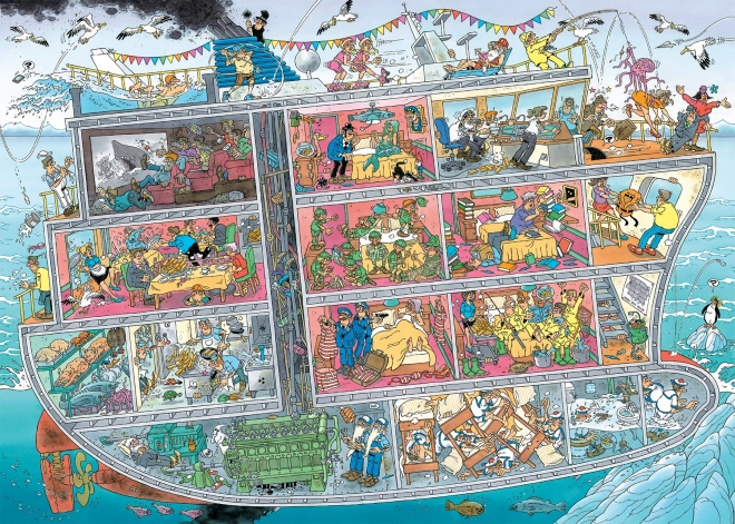 Puzzle Kirándulóhajó 1000 darab JUMBO