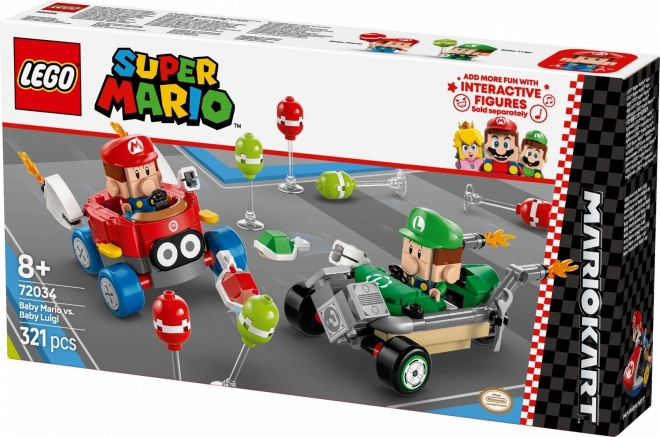 Baby Mario és Baby Luigi verseny kockák - LEGO Super Mario