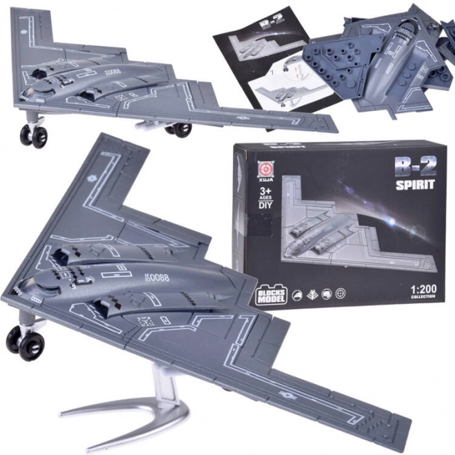 Legendás B-2 Spirit Bombázó Modell 1:200