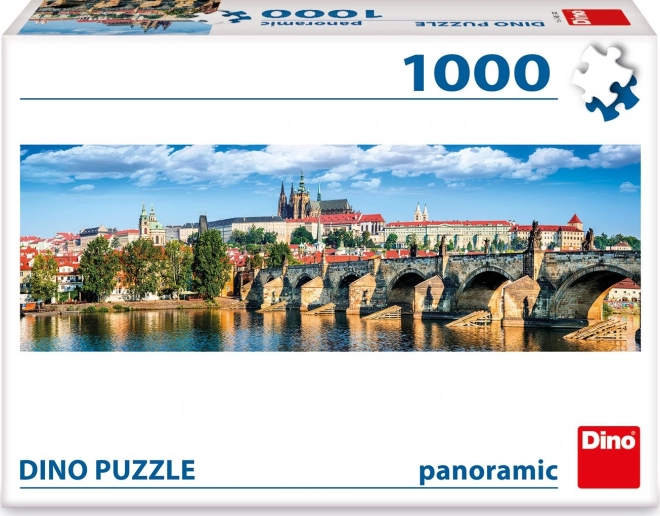 Dino panoráma puzzle prágai vár 1000 darab