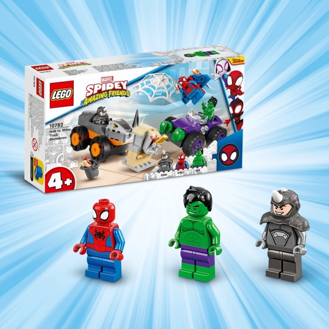 Hulk és Rhino járműcsata - LEGO Super Heroes kaland