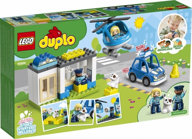 Lego Duplo rendőrörs és helikopter