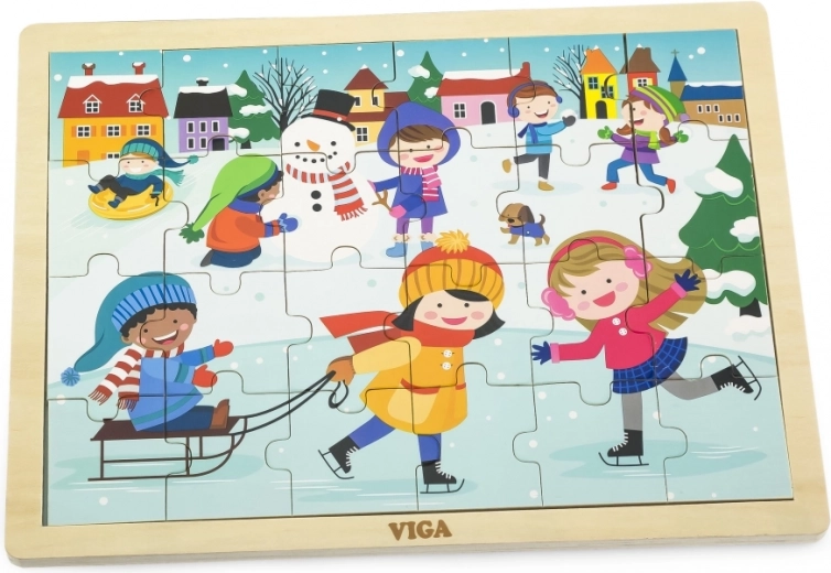 Örömteli téli motívum