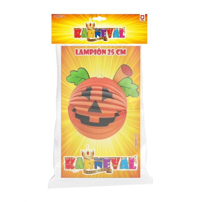 tök alakú halloween lampion 25 cm