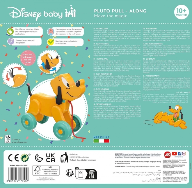 Disney Pluto kutyus húzós játék - CLEMENTONI BABY