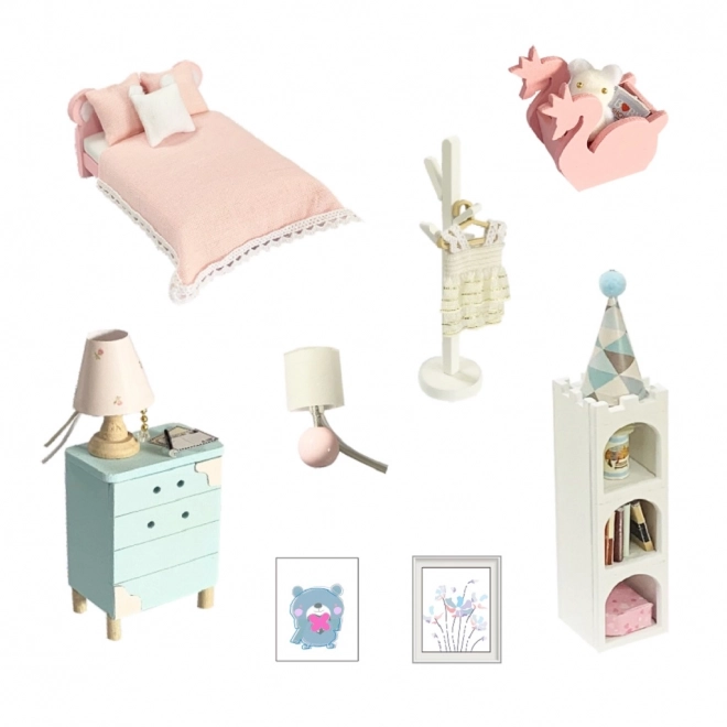 2kids toys mini ház makett hangulatos fürdőszoba