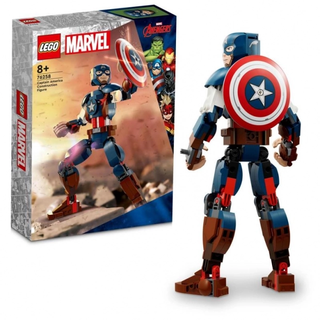 Captain America összerakható figura