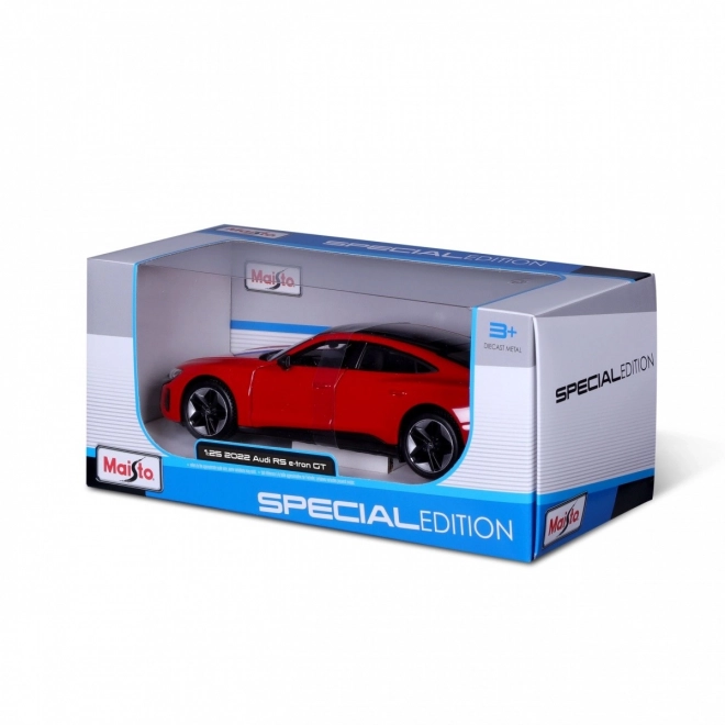 audi rs e-tron gt 2022 piros kompozit modell 1:25