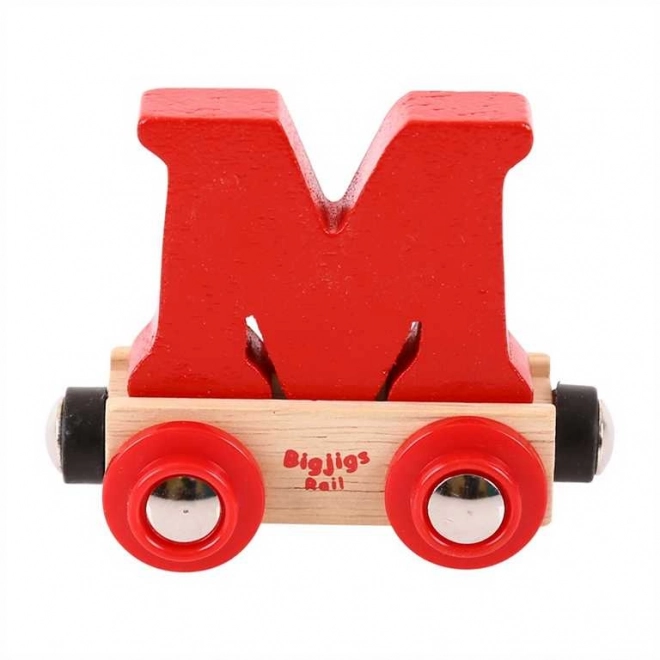 Bigjigs Rail favonat M betűvel