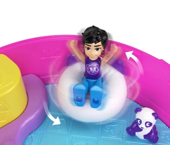 Polly Pocket Buborék Tea Panda Kompakt Készlet