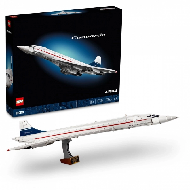 Lego ikonikus Concorde modell