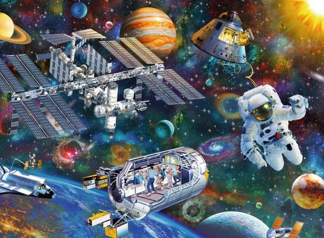 Ravensburger űrkutatás XXL puzzle, 200 darabos