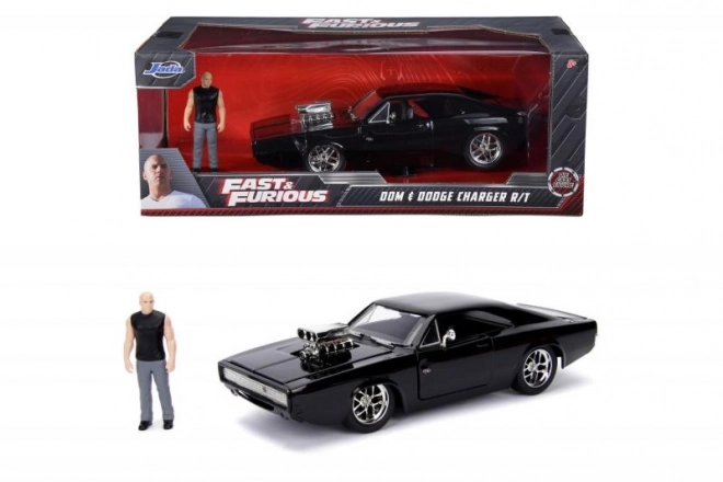 Rychle És Zběsile 1970 Dodge Charger 1:24 + Dominic Toretto Figura