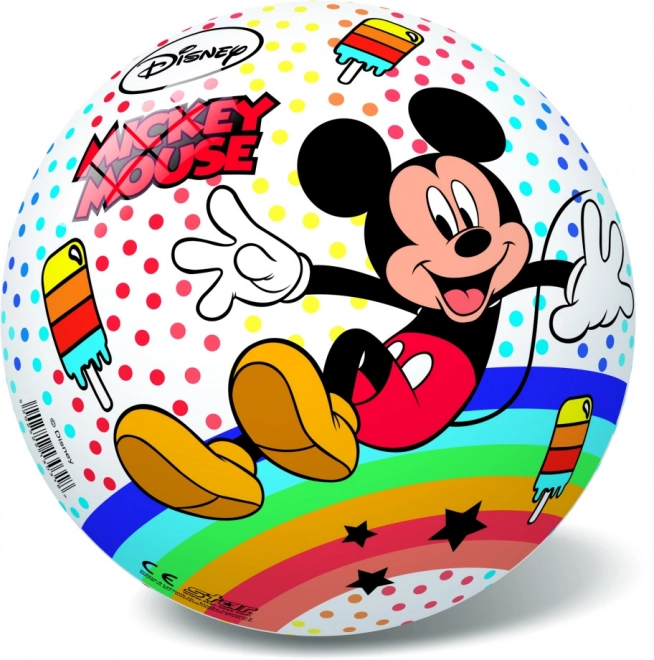 Disney Mickey szivárvány labda 14 cm
