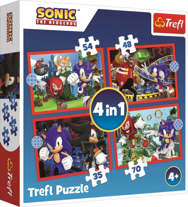 Sonic kalandjai 4 az 1-ben puzzle