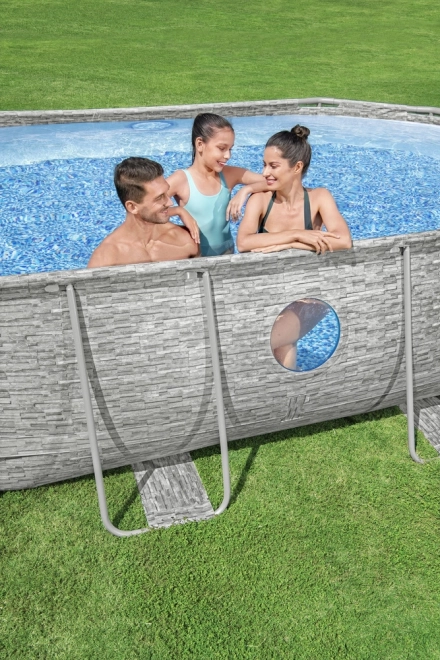 Önhordó Bestway Power Steel Swim Vista medence 427 x 250 x 100 cm
