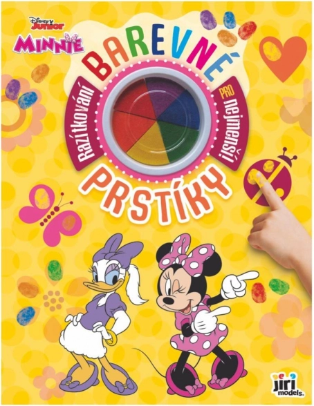 MINNIE színes ujjacskák füzet ujjfestékkel 23 × 30 cm