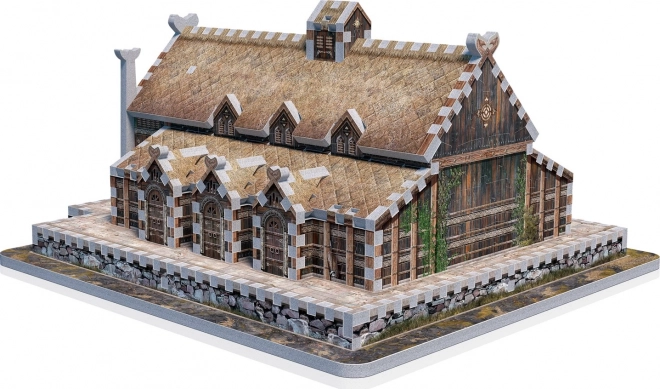 3D puzzle Edoras arany csarnoka a Gyűrűk Urából, 445 darab