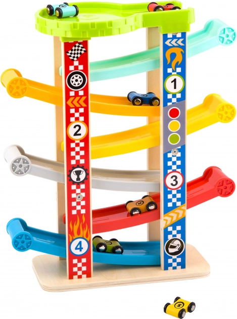 Tooky Toy Színes autópálya csúszda