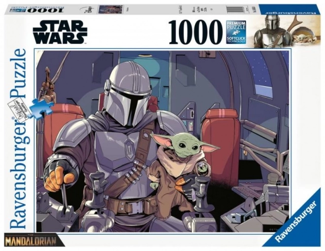 Star Wars: The Mandalorian puzzle - 1000 darab