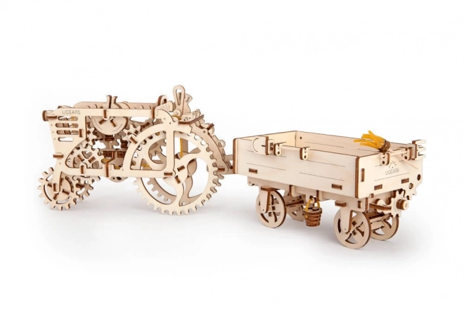 ugears 3d mechanikai pótkocsi puzzle - 68 darabos