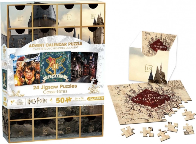 Adventi Naptár Harry Potter Puzzle 24x50 darab
