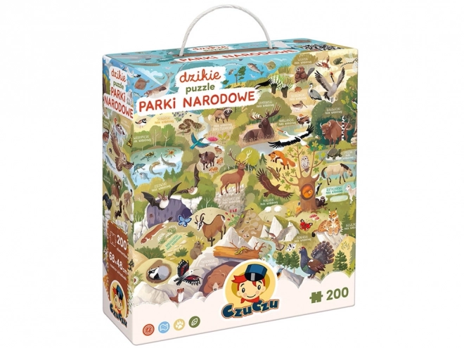 CzuCzu dzikie puzzle nemzeti parkok 6 éves kortól
