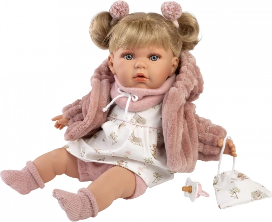 Llorens Julia valósághű baba hangokkal 42 cm