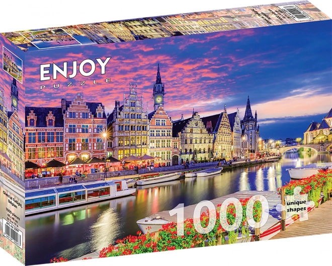 Gent naplementekor 1000 darabos puzzle