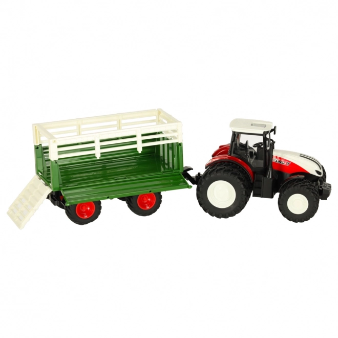 RC traktor pótkocsival