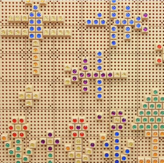 Masterkidz fa szabadon álló STEM tábla ház alakban, tartozékokkal