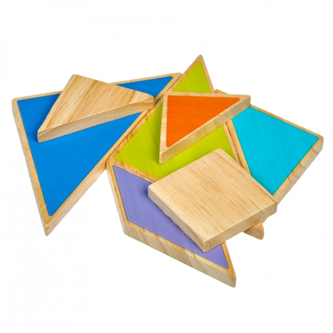 Lucy & Leo 285 tangram - logikai fa játék