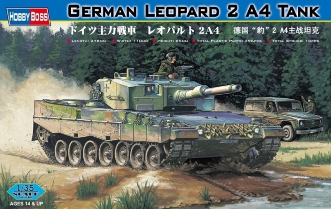 Német Leopard 2 A4 harckocsi modell készlet