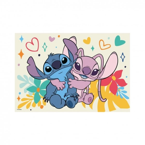 Stitch és Angel 24 darabos kirakó FSC