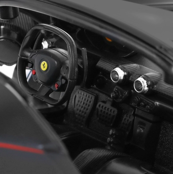 ferrari laferrari aperta fekete távirányítós autó 1:14