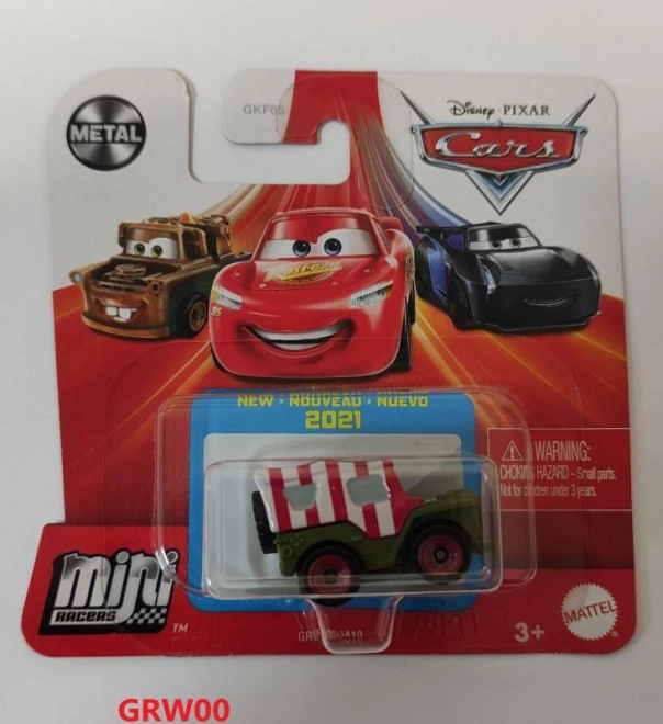 Disney Pixar Verdák Mikroautók Blister Display 36 darab