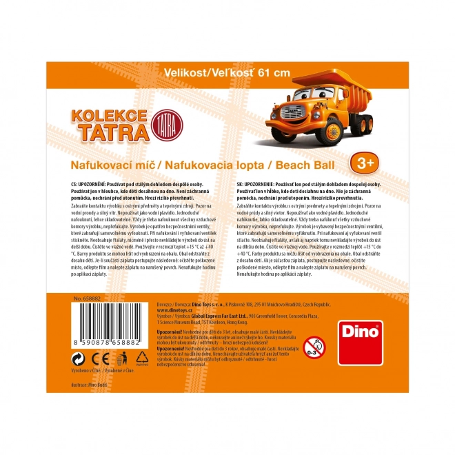 Nafukható labda Tatra mintával 61 cm