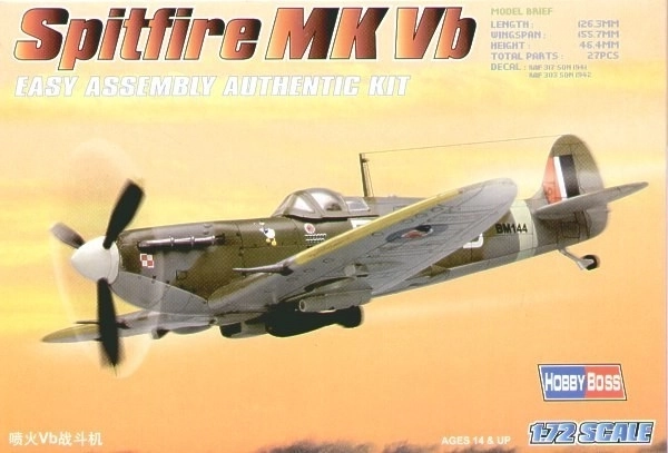 modell repülő Spitfire Mk Vb