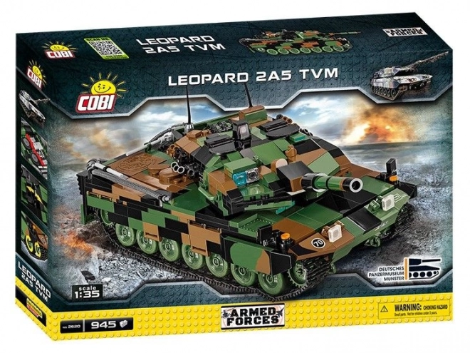 Leopard 2A5 model építőkockából