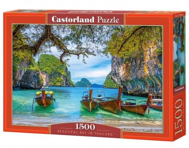 Gyönyörű öböl Thaiföldön puzzle 1500 darabos