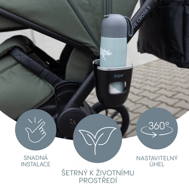Zopa Fekete Ital Tartó Babakocsihoz