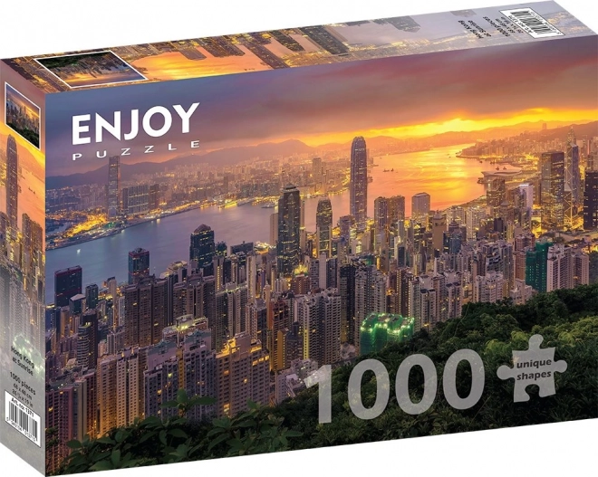 Hongkong hajnal puzzle 1000 darabos