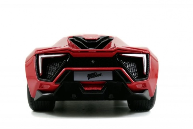 lykan hypersport gyors és dühös autómodell 1:24